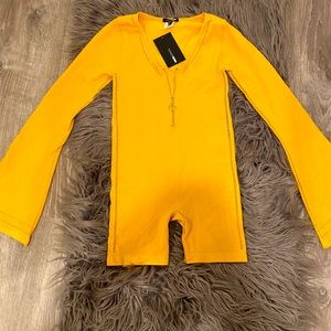 Yellow One Piece/ /Short Jump suit
